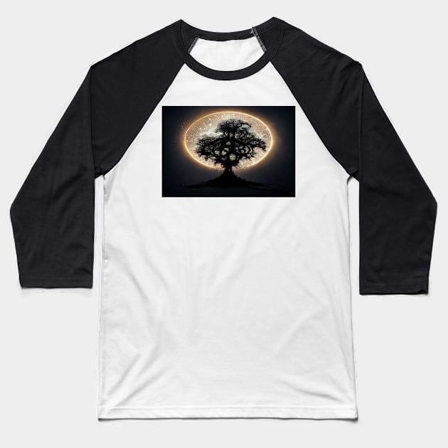 Tree Of Life Unwind Art Work / The Tree Of Life Design Baseball T-Shirt by Unwind-Art-Work